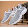 Spring New Travel Shoes Running Shoes Women's Flying Woven Breathable Sports Fitness Lightweight Casual Shoes