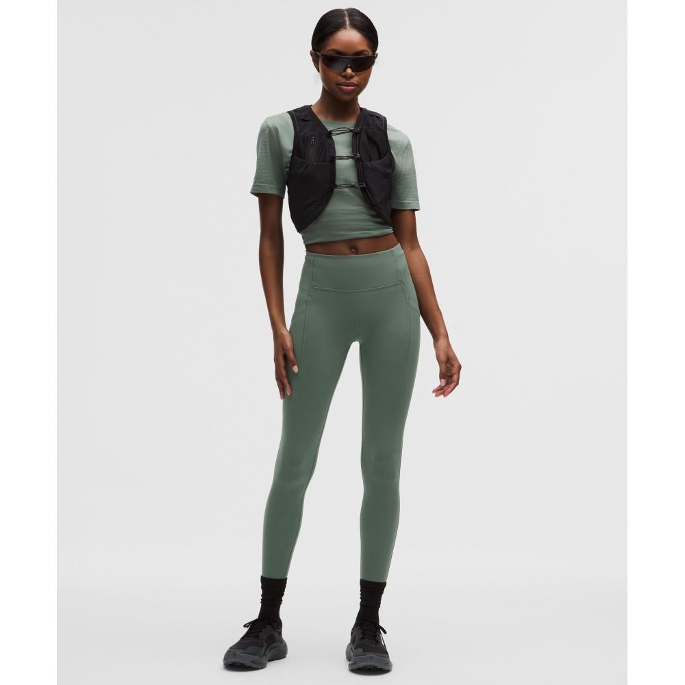 Lululemon Swiftly Relaxed Short Sleeve Shirt Hip Length  Updated Fit Willow Leaf Willow Leaf