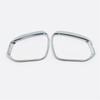 ABS Chrome Rearview Mirrors Trims Rain Eyebrow Frame Cover For Toyota Harrier 2015 2016 2017 2018  Car Styling Accessories