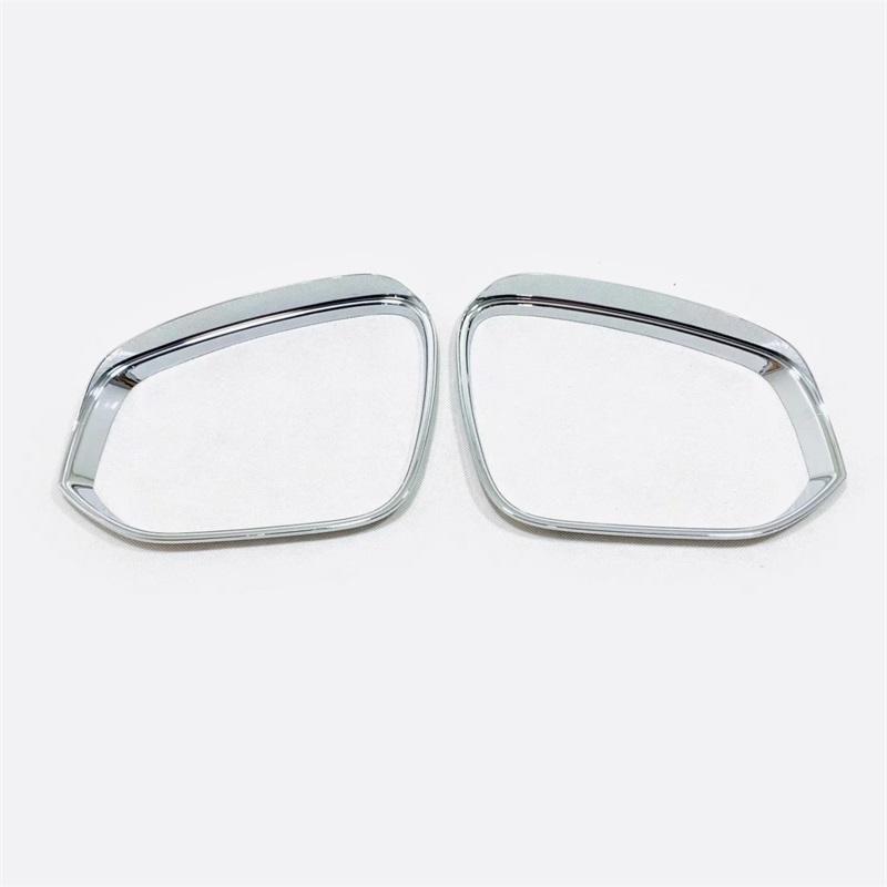 ABS Chrome Rearview Mirrors Trims Rain Eyebrow Frame Cover For Toyota Harrier 2015 2016 2017 2018  Car Styling Accessories