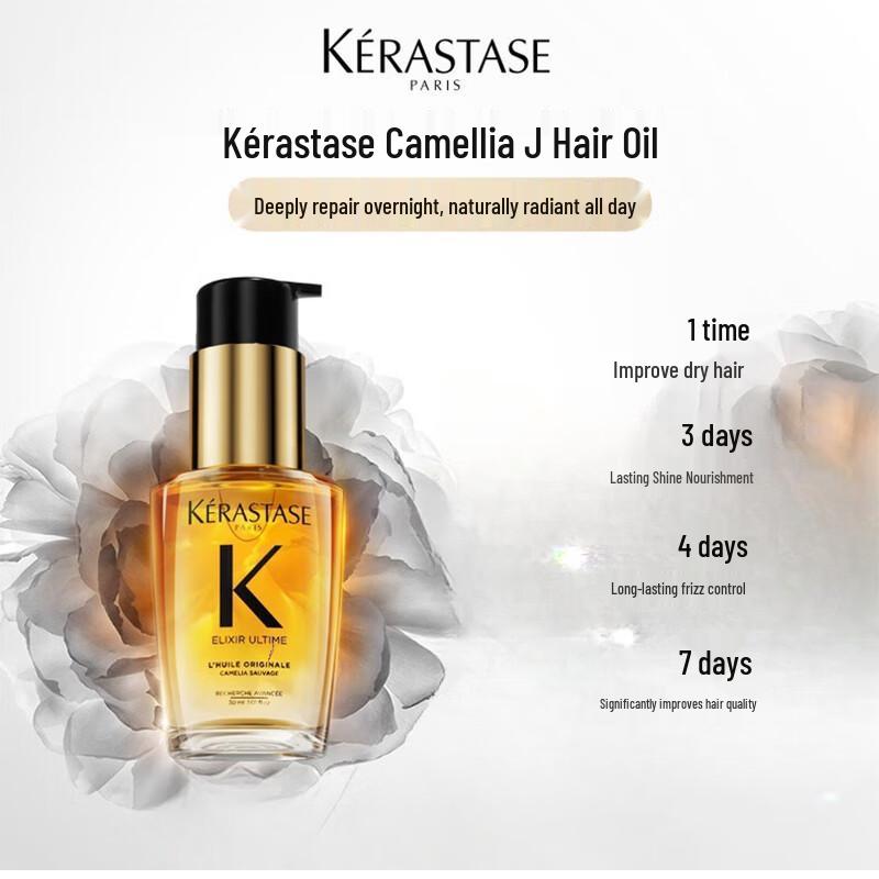 Kérastase Dual-Action Shampoo & Camellia Hair Oil Set