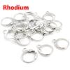 14x12mm 30pcs High Quality Silver Color Rose Gold Color Bronze Rhodium French Earring Hooks Wire Settings Base Whole Sale