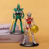 18CM Anime Figure Phoenix Ikki Hyoga Seiya Shiryu Standing Armor Model Children's Toys PVC Box Desktop Collection Decoration