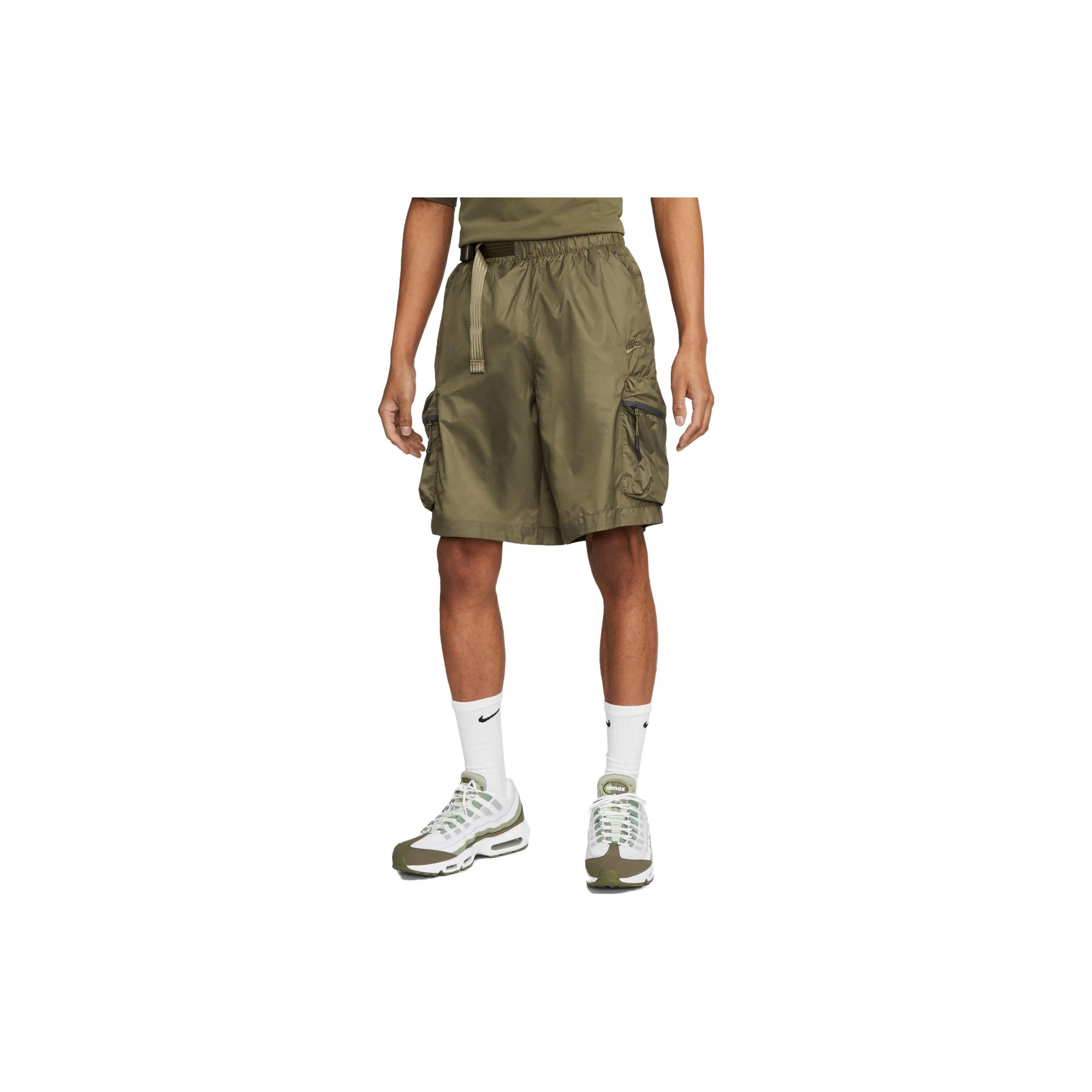 Nike Sportswear Tech Pack Woven Utility Shorts Olive Men s DX0230-222 M