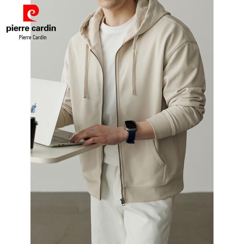 Pierre Cardin Men s Heavyweight Hooded Zip-Up Sweatshirt 5XL