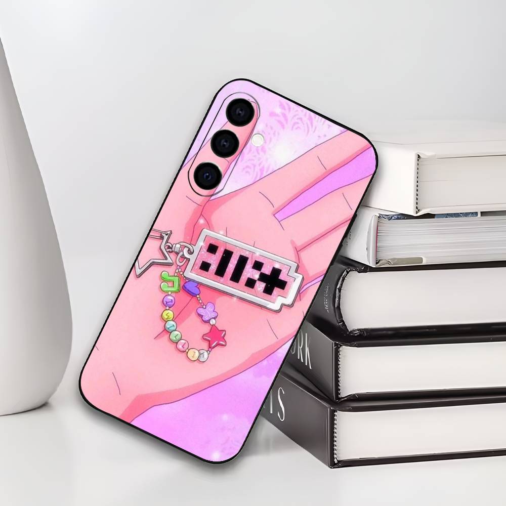 K-POP I-ILLIT Phone Case For Samsung Galaxy A73,A72,A71,A70,A53,A52,A51,Soft Silicone Black Cover