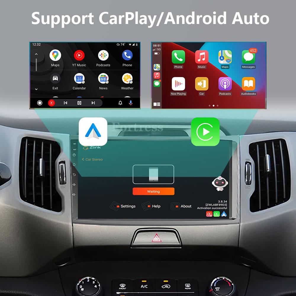 Fortress 5G WIFI Android Auto Radio 2 Din For KIA Sportage 3 2010-2016 Car Multimedia Video Player Autoradio Carplay 8 Core GPS