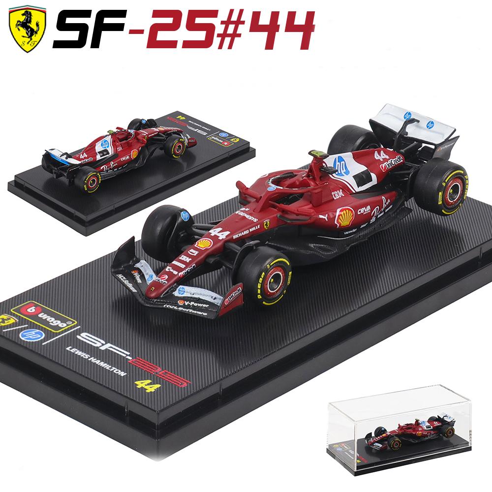 Burago 1:64   F1 Sf25 Mclaren Ferrari Red Bull Mercedes-Amg Legierung Auto Modell Auto Modell Serie Weihnachtsgeschenk Spielzeug