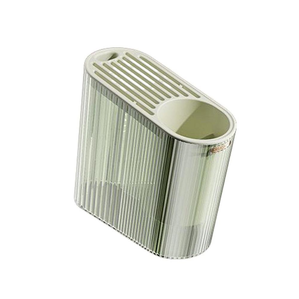 

Detachable Knife Holder Large Capacity Chopstick Cage Practical Integrated Storage Box Kitchen Transparent&Green