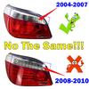 For BMW 5 Series E60 2004-2007 Car Rear Bumper Tail Lamp Brake Light Back Side Auto Taillights Housing 63217165737 63217165738