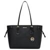 Michael Kors Voyager Stor Skulderveske Med Gullfarget Beslag Damevesker Svart 35R6GV6T7L-BLACK
