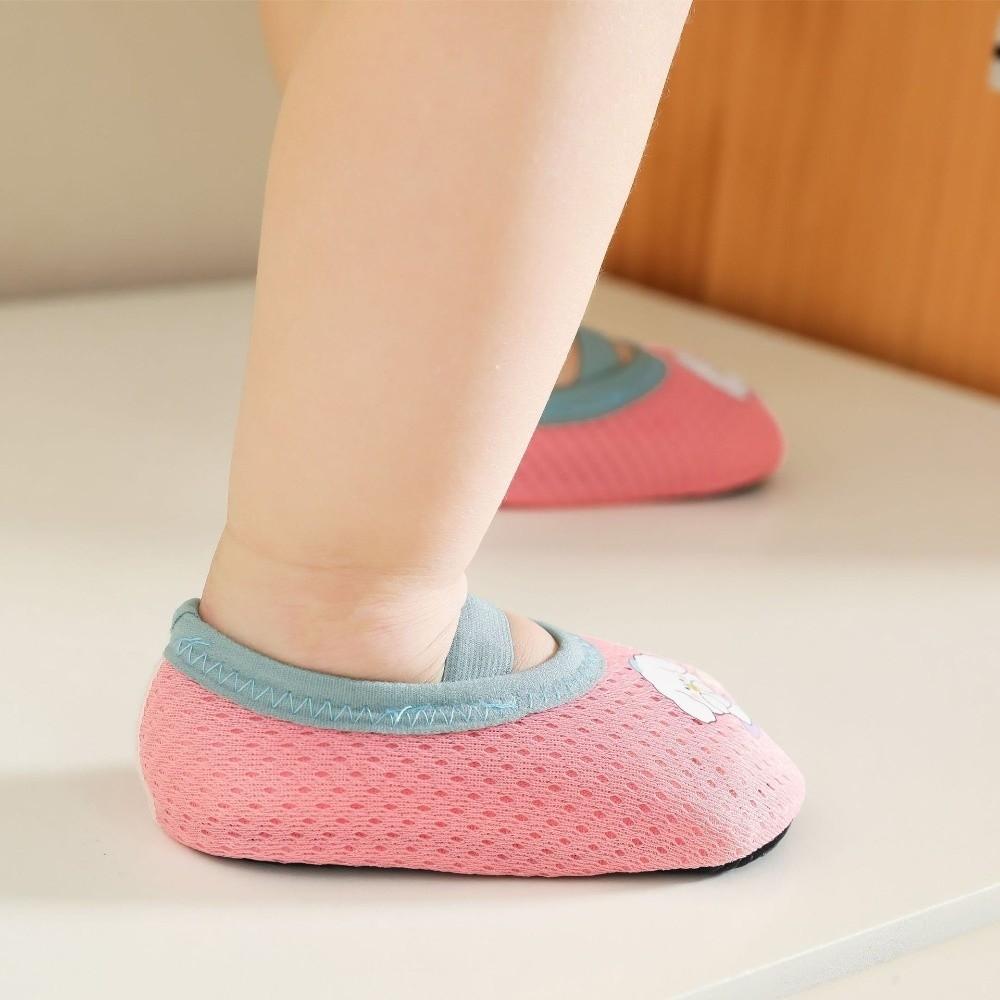 Soft Sole Baby Shoes Anti-slip Barefoot Shoes Cartoon First Walk Shoes Casual Toddler