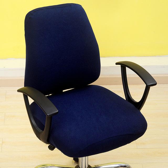 Printed Stretch Split Seat Cushion Cover Soft Stretchy Computer Sectional Chair Covers Home Decor Rotating Lift Office Dining Chair Protectors