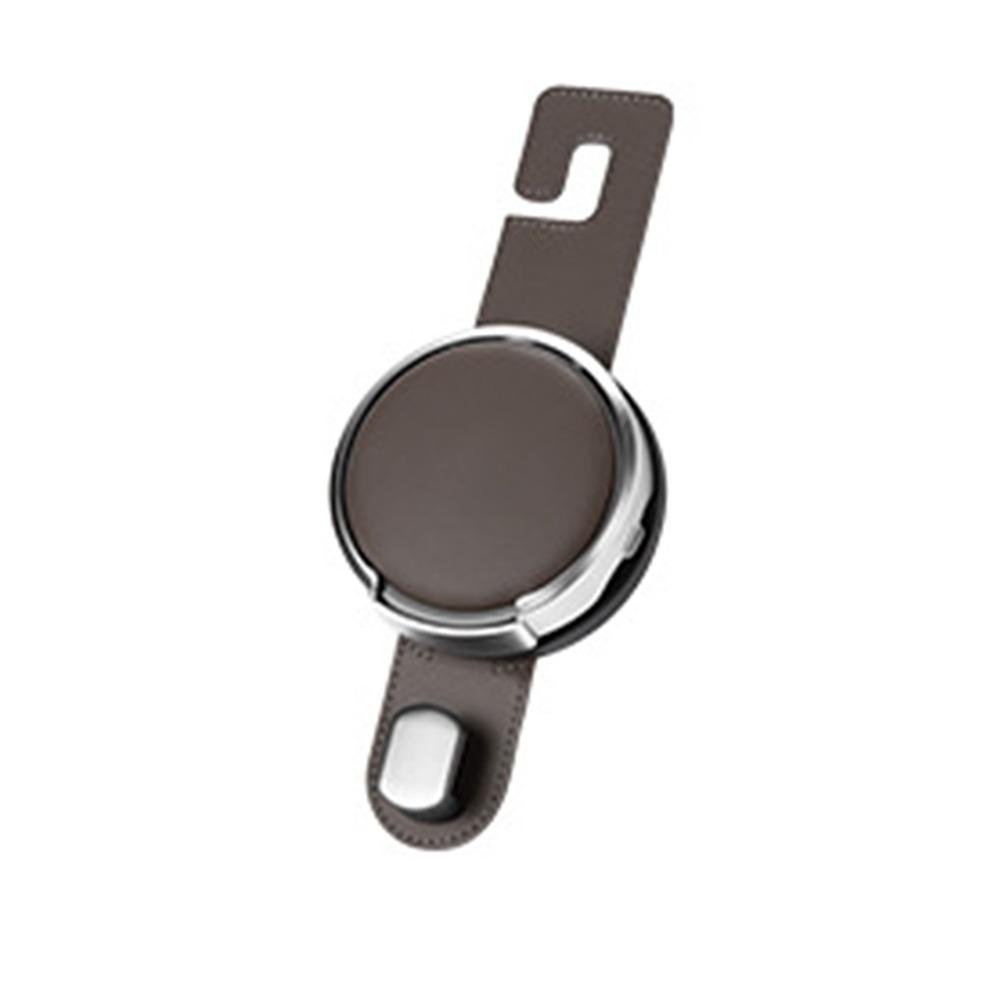 Metal Hook Car-mounted Water Cup Holder PU Leather Headrest Phone Hanger Vehicle Storage