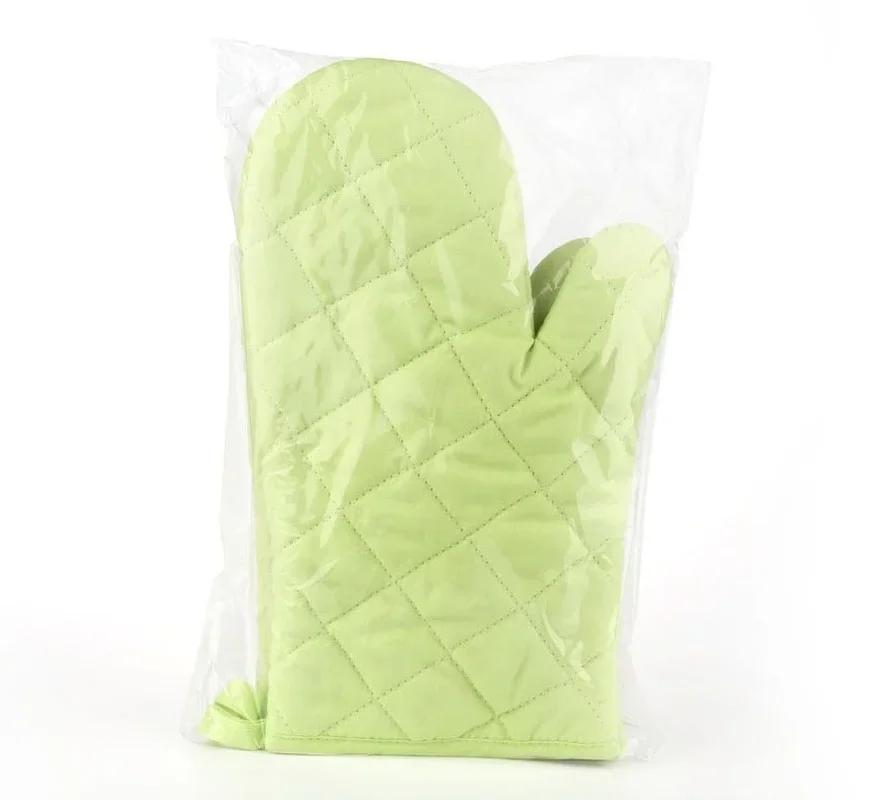 Non-slip Insulated Heat Resistant Kitchen Tool 1Pcs Microwave Oven Glove Mitten Baking Gloves Cotton