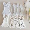 Cartoon Bunny Plaster Drop Glue Mold Cute Rabbit Lamp Box Mold  Party Favors