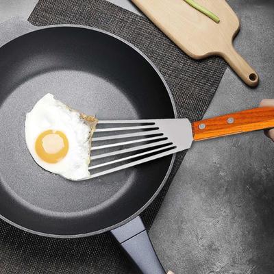 Stainless Steel Grill Spade,Fish Spade Washable Utensils Wok Slotted for Tools Turning