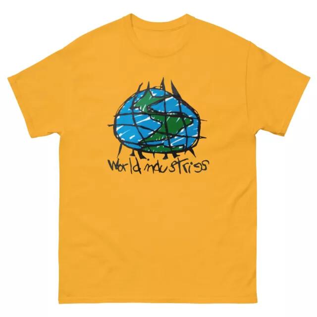 World Industries Globe Sketch Retro Skateboarding T Shirt Unisex T-Shirt