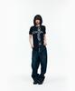 AAKAM Mosaic Cross Half Top (Black)