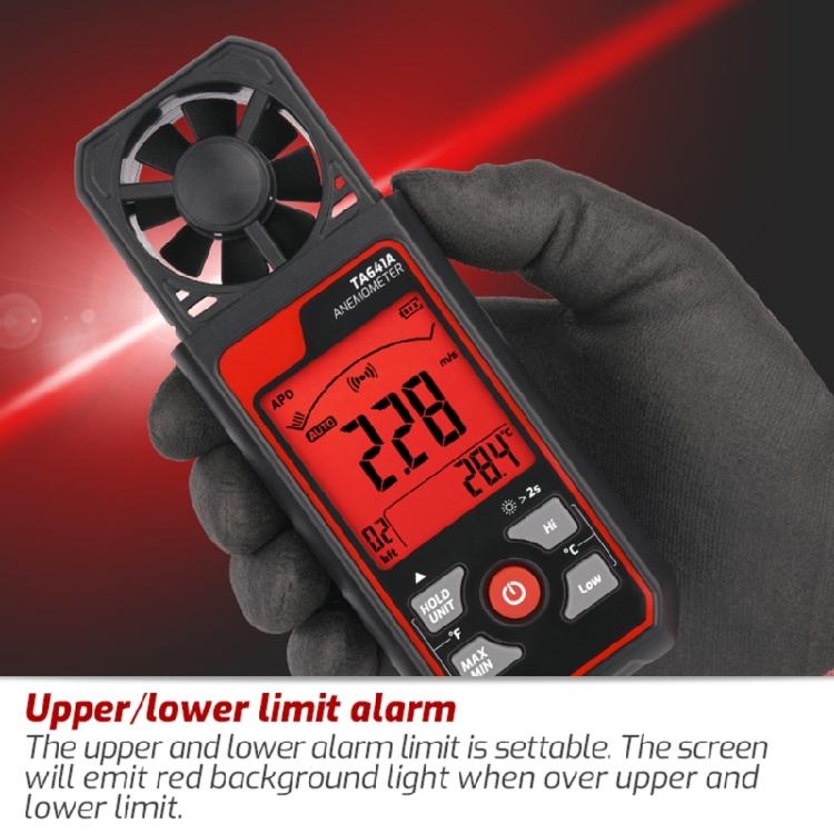 Anemometer Handheld LCD Digital Wind Speed Meter Gauge for Measuring WindChills