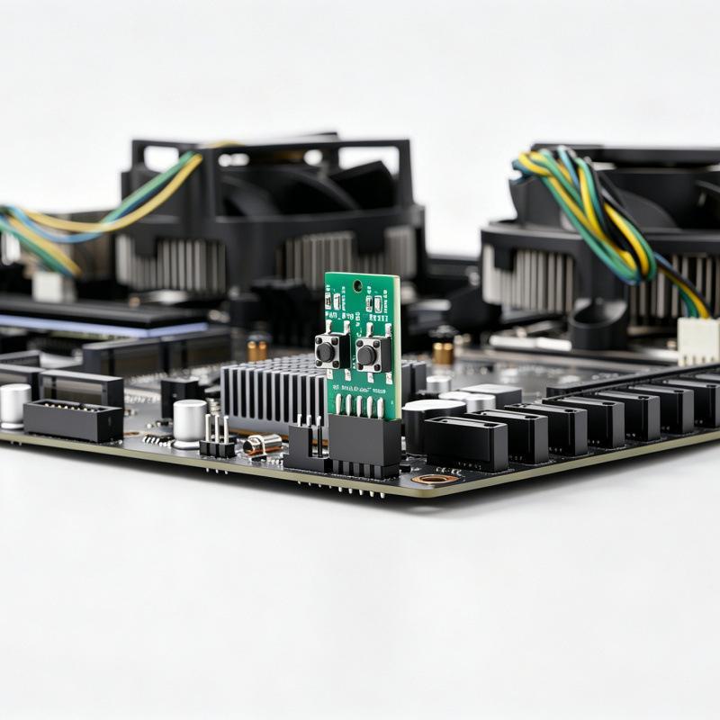 Pc Power Reset Switch External Module 9Pin Motherboard Header With Led Hdd Indicator For Computer Case Diy Repair