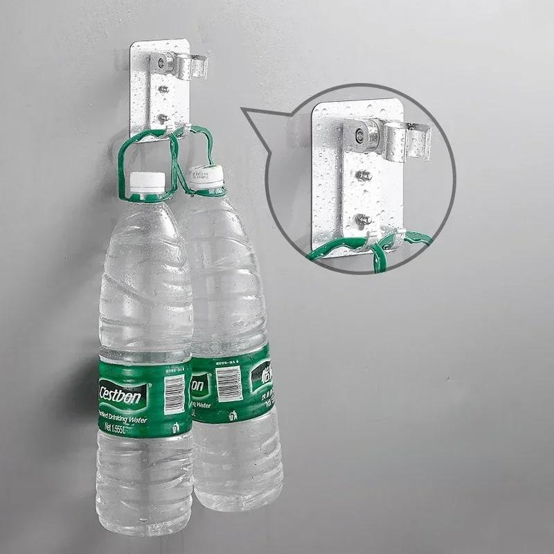 Strong Adhesive 90° Aluminum Wall Gel Mounted Shower Head Holder Adjustable Bathroom Acssories Stand Bracket