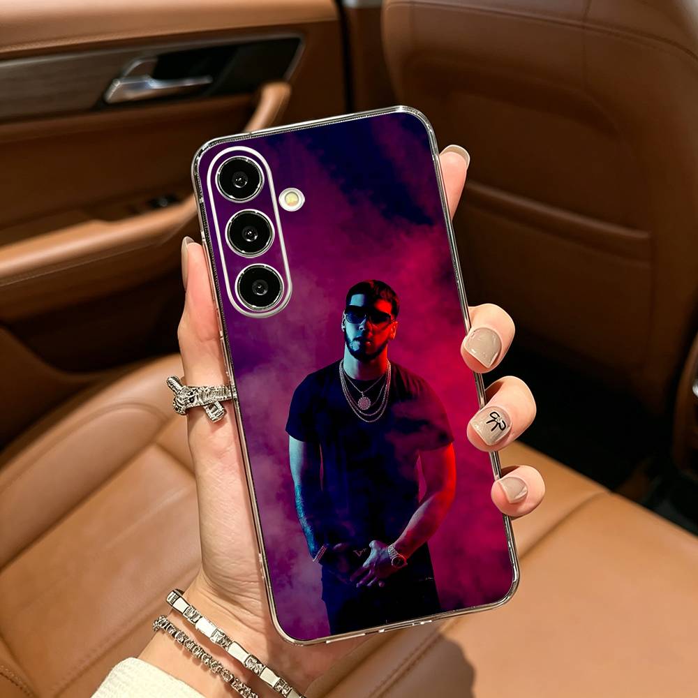 Rapper A- Anuel AA Rea Clear Soft Silicone Phone Case for Samsung Galaxy A71, A70, A52, A51, A40, A30