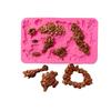 Silicone Fondant Moulds Baking Gadgets Chocolate Moulds Candy Molds Rose Shape for Kitchen Cake Fondant Chocolate Baking