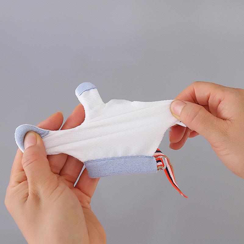 Children's Anti-Biting Gloves for Thumb, Index, Middle, and Ring Fingers - Baby Nail-Biting and Hand-Sucking Prevention.