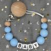Baby Pacifier Clip Personalised Name Dummy Nipple Holder Chains Newborn Feeding Newborn Custom Pacifiers Clip Chew Teething Toys