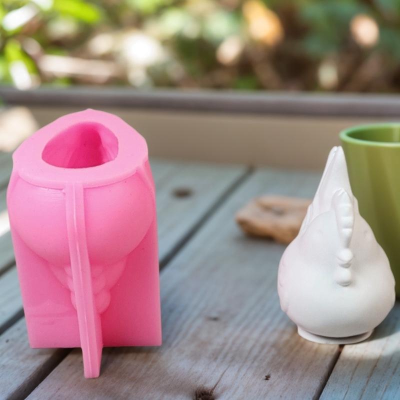 3D Rooster Molds Casting Molds Plasters Molds Animal Silicone Mould Ornament Molds Castings Molds Epoxy Resin Molds