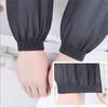 Heavy-Duty Black Faux Leather Arm Sleeves - Waterproof & Oil-Resistant For Kitchen, Occupational Work & Industrial Use