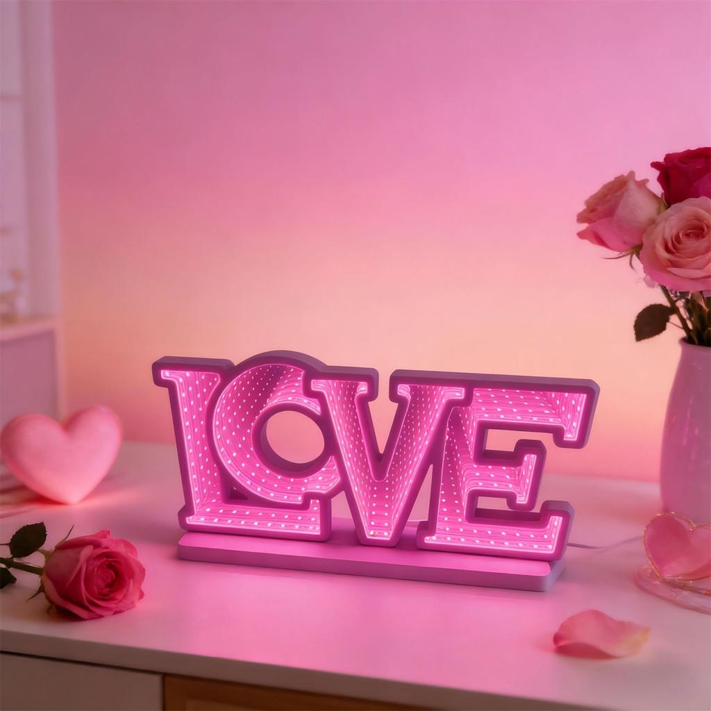 LOVE Valentine's Day LED Festive Atmosphere Light, Creative Gift Home Decor Light