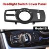 Kopf Lampe Drehknopf Scheinwerfer Schalter Abdeckung Panel Für BMW 5 Series 5GT 6S 7S X3 X4 F02 f10 F11 F07 F06 F25 F26 61316803965