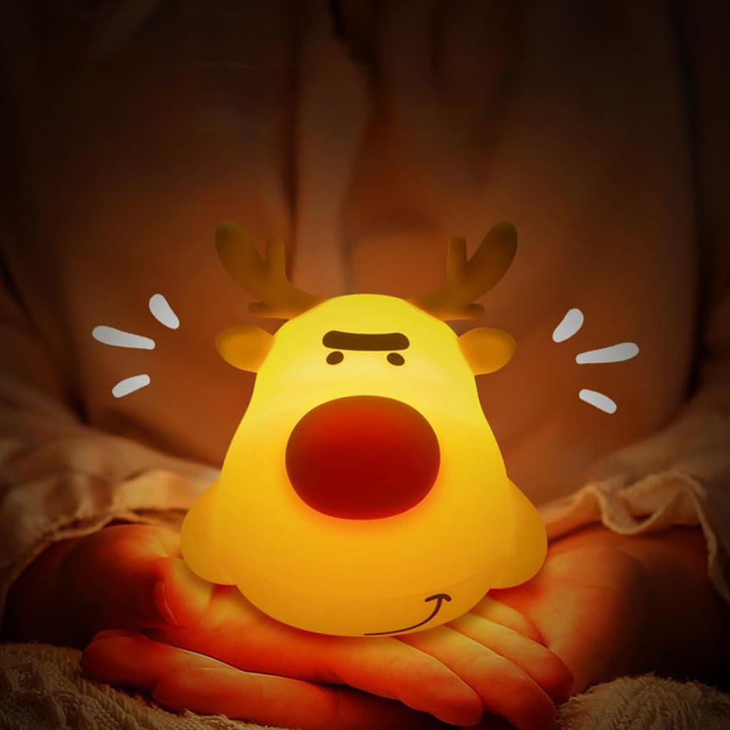 Silicone Portable Dimmable Soft Night Lamp Tap Control Baby Night Light Portable Kids Night Light for Children Women Teen Girls