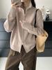 European Double Zipper Knit Cardigan - Women's Autumn 2026 Style Sweater Jacket