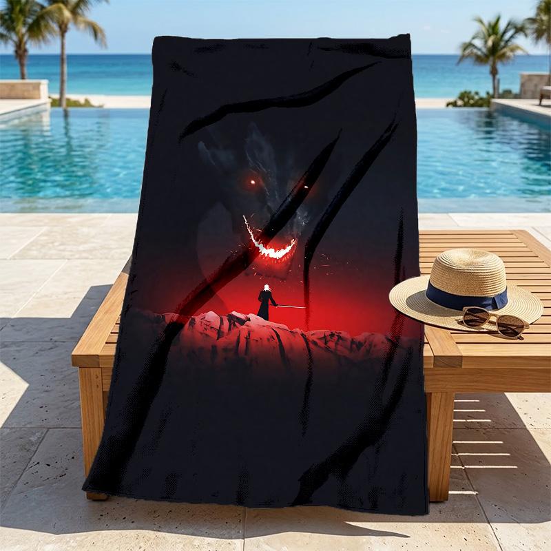 Dragon'S Challenge Stylish Digital Printing Beach Towel Quick Drying Absorbent Blanket For Beach Pool Gym Travel Christmas Gift C9211379