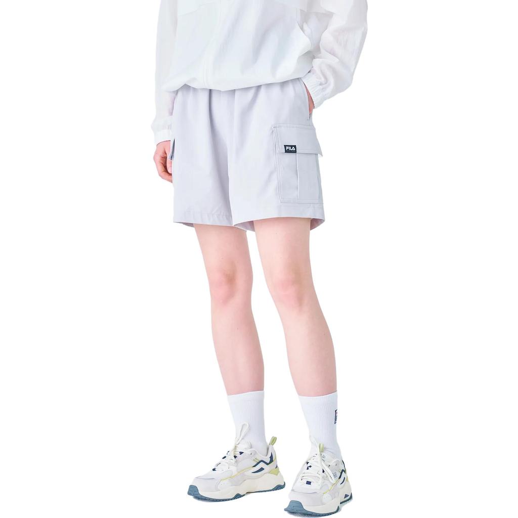 FILA Cargo Shorts Unisex Gray Moderate FE2TRF5302X-LGY