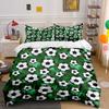 "Green Soccer Ball Bedding Set" Bedding Duvet Cover Set Duvet Cover Pillowcases (1 * Duvet Cover 2 * Pillowcases, Without Duvet Insert)