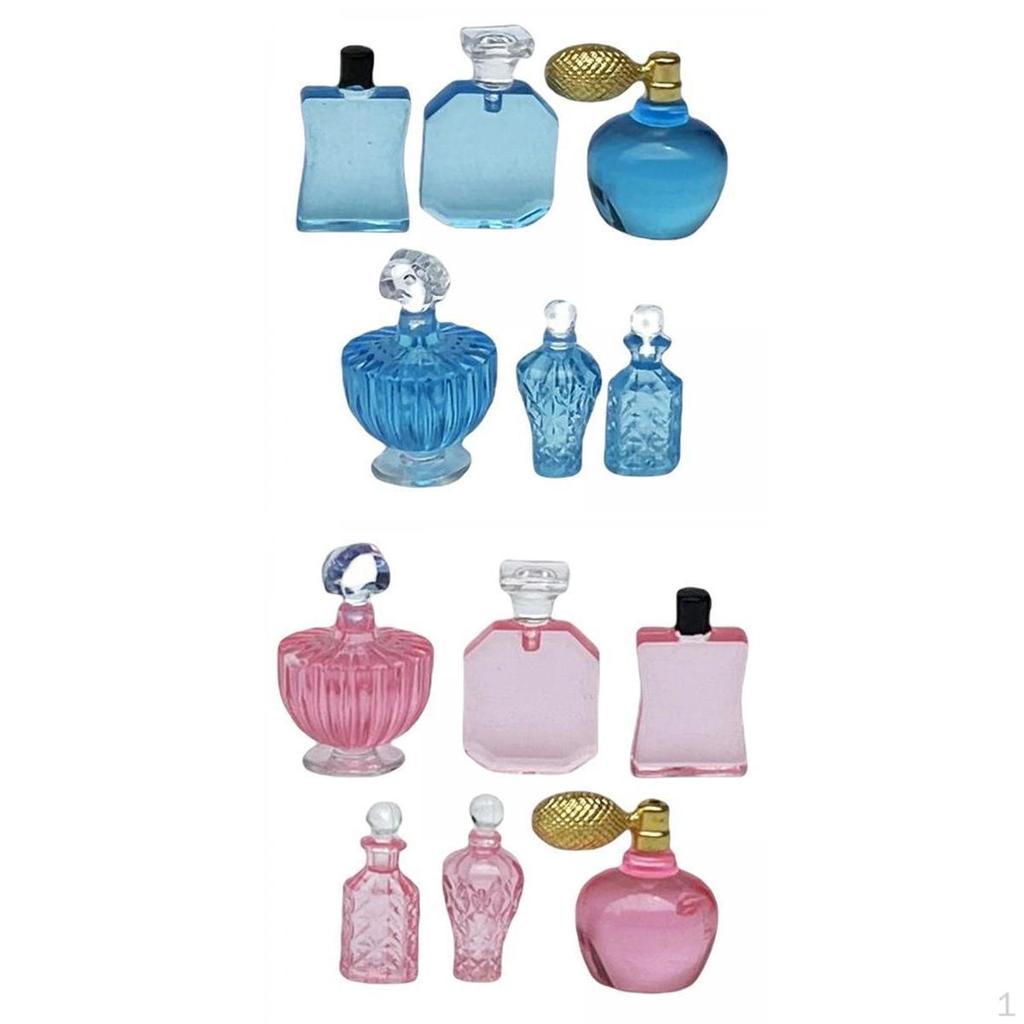 Exquisite Miniature Fragrance Set for Dollhouse Decor