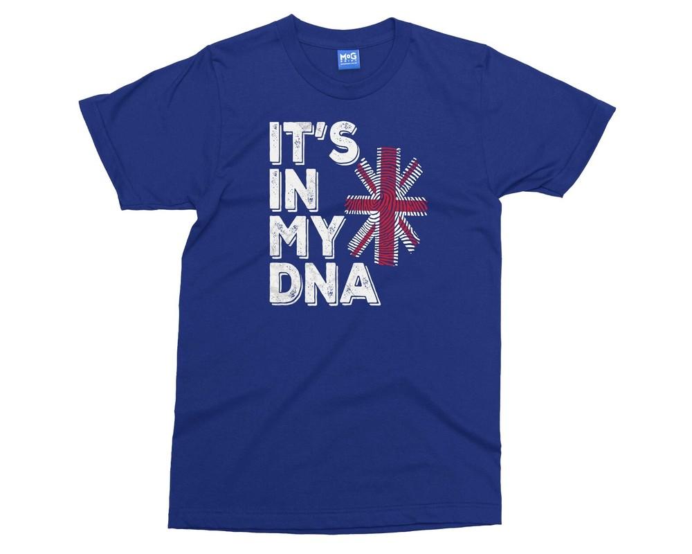 ItS In My Dna TShirt Unisex British Flag Tee Union Jack Top Uk Ethnicity Shirt