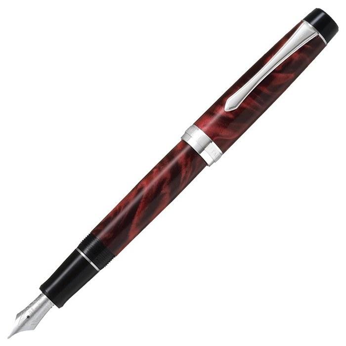 Перьевая ручка PILOT Custom Heritage SE M (Средняя) Мраморный Красный и Черный FKVH3MRMARM, 14K Перо