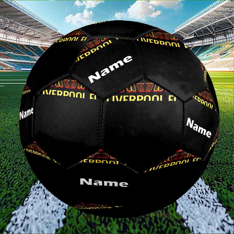 Individueller Name Personalisierte Fußballmannschaft F.C-A Druck Größe 5 Fußball Training & Spiel Fußball, für Team, Kicken, Geschenk für Fußball-Enthusiasten