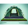 200 X 200 X 135cm 3-4 Person Dual Layer Waterproof Windbreak Portable Outdoor Equipment Camping Tent