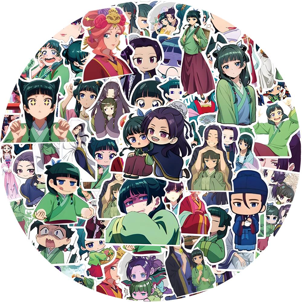 10/30/50/120pcs Maomao Apothecary Diaries Anime Stickers Jinshi Cartoon Decals Toys Waterproof Graffiti Car Laptop Phone