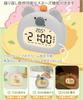 SPuRuiMaK Kids Alarm Clock, Animal Shape, with Night Light, Dimmable, Snooze Function, Countdown Function, Temperature Display, Japanese Instruction