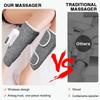 Leg Massager With Heat And Compression, Legs Massage For Circulation And Pain Relief , Heating Calf Leg Air Compression Massager