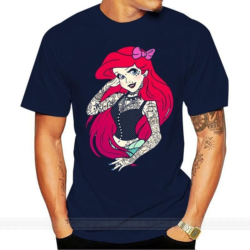 Tiptop Arielle Tshirt T Shirt Streetwear Funny Black Clothing Hiptope Unisexs Tshirt Tops Tees Shubuzhi Brand Teeshirt