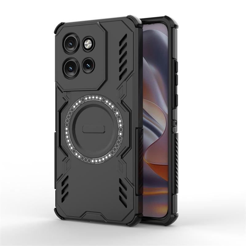 For Motorola Edge 50 Neo Case Moto Edge 50 Neo Anti-knock Magnetic Adsorption Wireless Charge Cover For Moto Edge 50 Neo Case