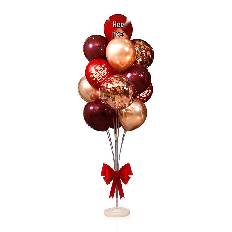 Wedding & Engagement Balloon Decoration Set for Living Room, Bridal Chamber, Aisle Guide, and New House Decor